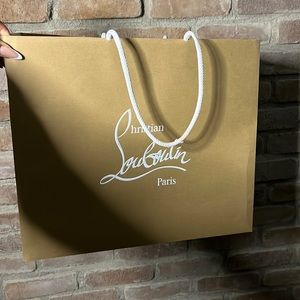 Christian louboutin shopping bag
